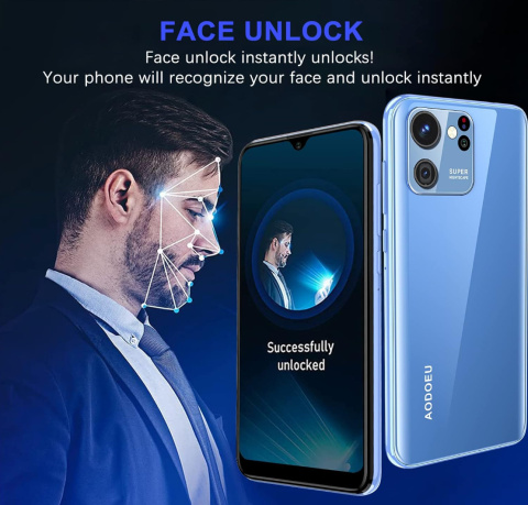 Smart Phone 6,3 cala Android 4GB ROM+32GB Dual SIM Face ID 4850mAh Smart Phone 6,3 cala Android 4GB ROM+32GB Dual SIM Face ID 4850mAh