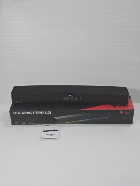 iTek S100 Gaming Soundbar RGB Bluetooth Wyjście mikrofonowe słuchawki iTek S100 Gaming Soundbar RGB Bluetooth Wyjście mikrofonowe słuchawki