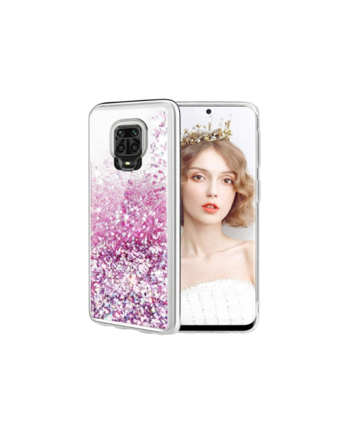 Etui Samsung Galaxy S9 - brokatowe etui błyszczący brokat serduszka Etui Samsung Galaxy S9 - brokatowe etui błyszczący brokat serduszka