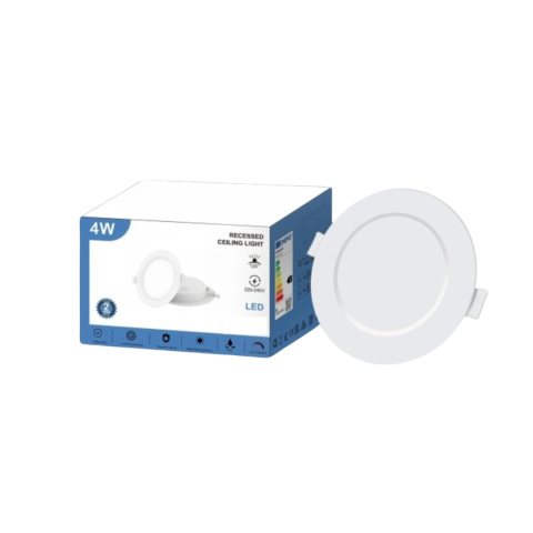 Reflektor Sufitowy Wpuszczany Płaski LED 3000K IP44 ciepła biel 10szt. Reflektor Sufitowy Wpuszczany Płaski LED 3000K IP44 ciepła biel 10szt.