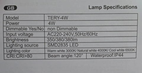 Reflektor Sufitowy Wpuszczany Płaski LED 3000K IP44 ciepła biel 10szt. Reflektor Sufitowy Wpuszczany Płaski LED 3000K IP44 ciepła biel 10szt.