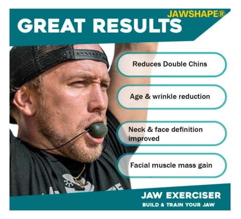Akls JawShape Jaw przyrząd do ćwiczeń linii szczęki 3 sztuki 3-poziomy Akls JawShape Jaw przyrząd do ćwiczeń linii szczęki 3 sztuki 3-poziomy