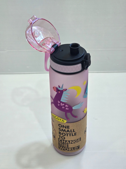 Butelka na wodę szczelna Ion8 bez BPA JEDNOROŻEC 500 ml One Tauch 1.0 Butelka na wodę szczelna Ion8 bez BPA JEDNOROŻEC 500 ml One Tauch 1.0