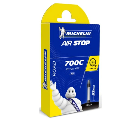 Dętka Michelin A1 Airstop 700x18/25 presta 52mm Dętka Michelin A1 Airstop 700x18/25 presta 52mm