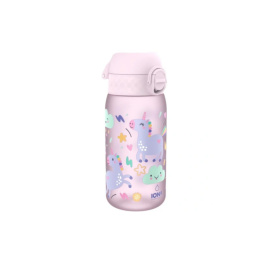 Ion8 Szczelna butelka na wodę dla dzieci bez BPA 350ml. jednorożec