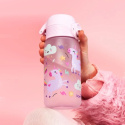 Ion8 Szczelna butelka na wodę dla dzieci bez BPA 350ml. jednorożec