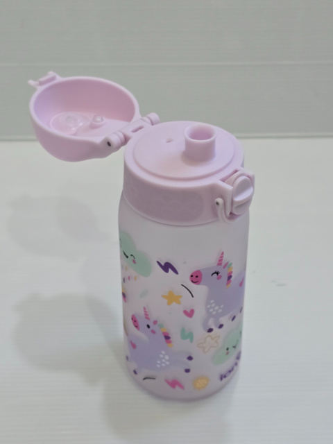 Ion8 Szczelna butelka na wodę dla dzieci bez BPA 350ml. jednorożec Ion8 Szczelna butelka na wodę dla dzieci bez BPA 350ml. jednorożec