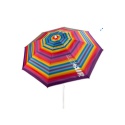Parasol plażowy ogrodowy wiatroszczelny 200cm wielokolor paski Aktive