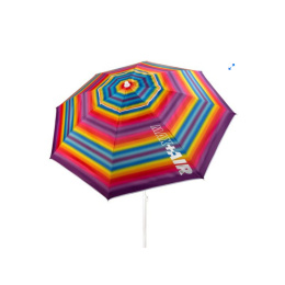Parasol plażowy ogrodowy wiatroszczelny 200cm wielokolor paski Aktive