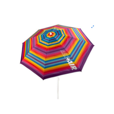 Parasol plażowy ogrodowy wiatroszczelny 200cm wielokolor paski Aktive Parasol plażowy ogrodowy wiatroszczelny 200cm wielokolor paski Aktive