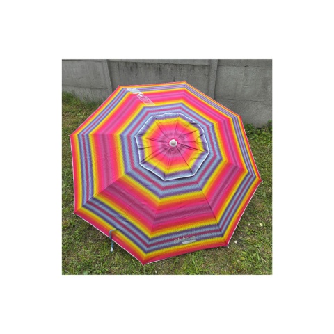 Parasol plażowy ogrodowy wiatroszczelny 200cm wielokolor paski Aktive Parasol plażowy ogrodowy wiatroszczelny 200cm wielokolor paski Aktive