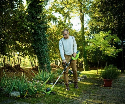 Podkaszarka Akumulatorowa Greenworks GD40BC 40V ładowarka+2xbateria Podkaszarka Akumulatorowa Greenworks GD40BC 40V ładowarka+2xbateria