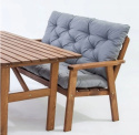Poduszka na ławę ogrodową, meble AMBIENTE HOME 100×98 cm. jasnoszary