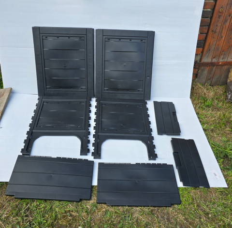Pojemnik na kompost do ogrodu Kompostownik 260 litrów, 60 x 60 x 73cm. Pojemnik na kompost do ogrodu Kompostownik 260 litrów, 60 x 60 x 73cm.