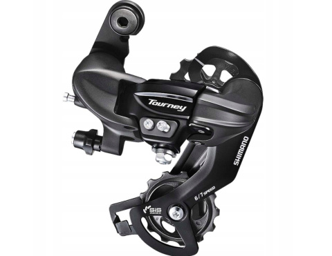 Przerzutka tylna Shimano Tourney czarna 30x10x10cm. Przerzutka tylna Shimano Tourney czarna 30x10x10cm.