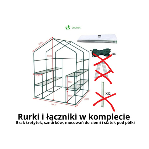 Szklarnia ogrodowa 143x143x195 cm. trwała stabilna odporna na pogodę Szklarnia ogrodowa 143x143x195 cm. trwała stabilna odporna na pogodę