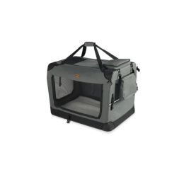 Vounot Składana torba transportowa dla psa dla kota 50x35x36cm Szara