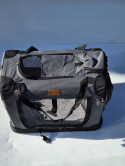 Vounot Składana torba transportowa dla psa dla kota 50x35x36cm Szara