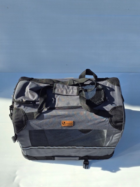 Vounot Składana torba transportowa dla psa dla kota 50x35x36cm Szara Vounot Składana torba transportowa dla psa dla kota 50x35x36cm Szara