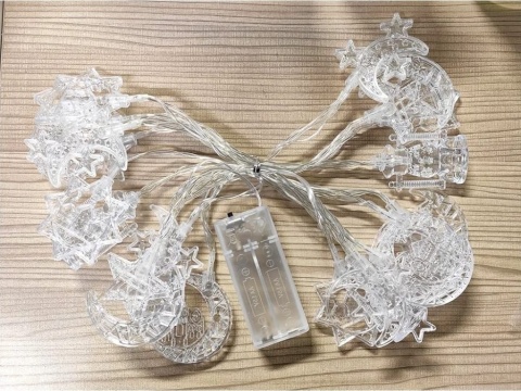 20 świateł LED o długości 3 metrów do wystroju domu, ogrodu, balkonu.