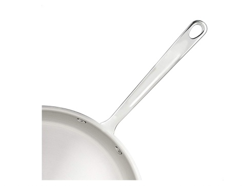 Amazon Basics Trójwarstwowa patelnia ze stali nierdzewnej 30cm srebrna Amazon Basics Trójwarstwowa patelnia ze stali nierdzewnej 30cm srebrna