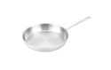 Amazon Basics Trójwarstwowa patelnia ze stali nierdzewnej 30cm srebrna