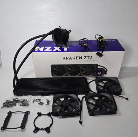 Chłodzenie wodne NZXT Kraken Z73 Black LCD RL-KRZ73-01(W) Chłodzenie wodne NZXT Kraken Z73 Black LCD RL-KRZ73-01(W)