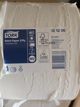 Chusteczki papierowe TORK 2-WARSTWOWE 6szt. Chusteczki wew.