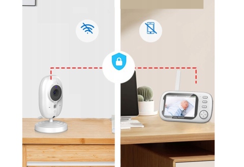 Kamera dla niemowląt Monitor AUDIO 3.5'' EKRAN ABM600 Baby Monitor Kamera dla niemowląt Monitor AUDIO 3.5'' EKRAN ABM600 Baby Monitor