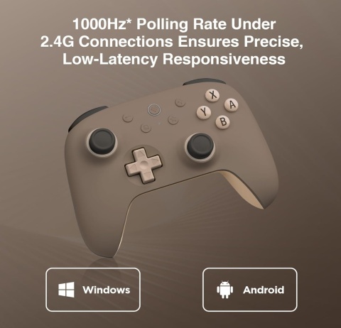 Kontroler Bezprzewodowy dla Windows PC i Android AKNES 8Bit 2C 2.4G Kontroler Bezprzewodowy dla Windows PC i Android AKNES 8Bit 2C 2.4G