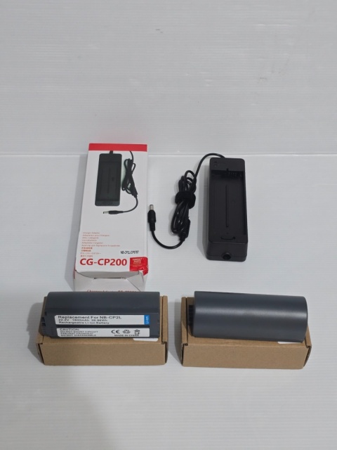 Ładowarka CG-CP200 i 2x akumulator NB-CP2L/CP5787 do aparatów Canon Ładowarka CG-CP200 i 2x akumulator NB-CP2L/CP5787 do aparatów Canon