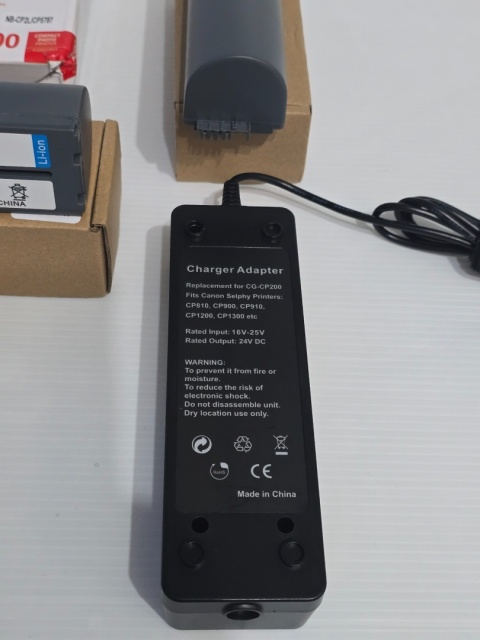 Ładowarka CG-CP200 i 2x akumulator NB-CP2L/CP5787 do aparatów Canon Ładowarka CG-CP200 i 2x akumulator NB-CP2L/CP5787 do aparatów Canon