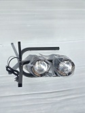 Lampa do podgrzewania potraw, czarna Bezodpryskowe żarówki w zestawie