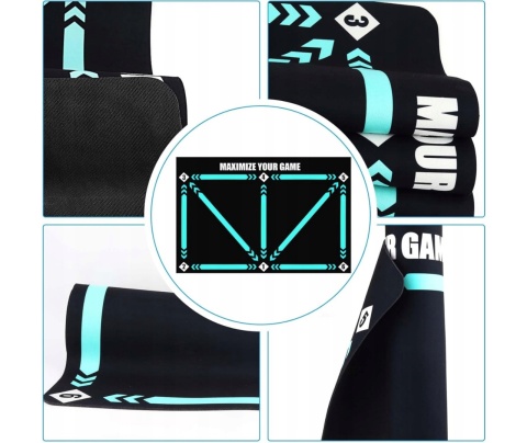 MATA DO TRENINGU piłkarskiego antypoślizgowa do domu wymiary 60X90 cm