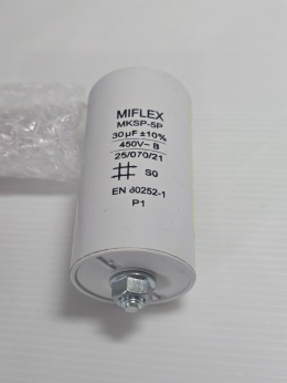MIFLEX Kondensator rozruchowy silnikowy 450V 45X83MM 30UF