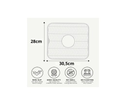 Mata ochronna zlewu KUCHENNEGO 2szt. plastikowa krata sztywna 30x28cm