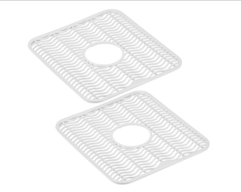 Mata ochronna zlewu KUCHENNEGO 2szt. plastikowa krata sztywna 30x28cm
