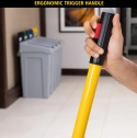 Mop Rubbermaid Czarno - żółty system czyszczący z mikrowłókien 1.42m
