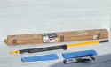 Mop Rubbermaid Czarno - żółty system czyszczący z mikrowłókien 1.42m