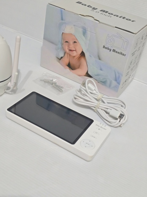 Niania 5,0'' video z kamerą obrotową 360 Bezprzewodowa noktowizor Niania 5,0'' video z kamerą obrotową 360 Bezprzewodowa noktowizor