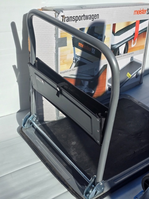 Wózek transportowy Meister Werkzeuge Maksymalne obciążenie 300 kg. Wózek transportowy Meister Werkzeuge Maksymalne obciążenie 300 kg.