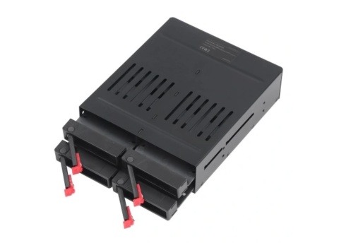 Wewnętrzny rack 4x2.5" obudowa SSD do montażu w szafie w/wskaźnik Led Wewnętrzny rack 4x2.5" obudowa SSD do montażu w szafie w/wskaźnik Led