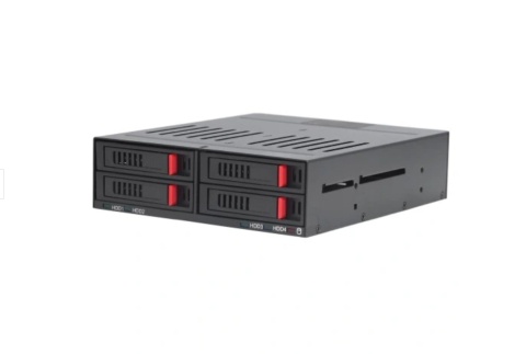 Wewnętrzny rack 4x2.5" obudowa SSD do montażu w szafie w/wskaźnik Led Wewnętrzny rack 4x2.5" obudowa SSD do montażu w szafie w/wskaźnik Led