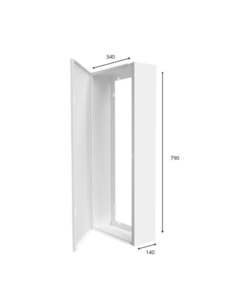 Skrzynka elektryczna biała tablica ATOLE 790x340x140mm. prostokątna Skrzynka elektryczna biała tablica ATOLE 790x340x140mm. prostokątna