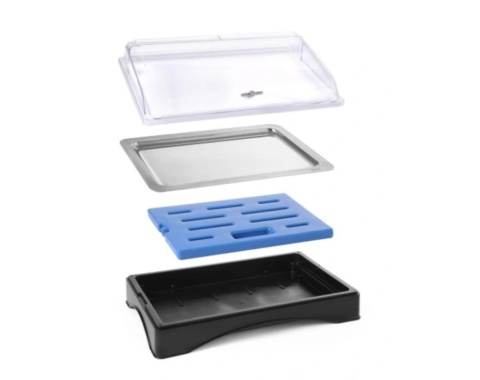 Taca z wkładem chłodzącym GN1/1 i pokrywą RollTop - zestaw Taca z wkładem chłodzącym GN1/1 i pokrywą RollTop - zestaw