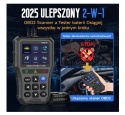 Ulepszony YM519 uniwersalny skaner OBD2 i tester baterii skaner kodów