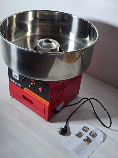 Urządzenie do waty cukrowej Vbenlem czerwony 1000 W Urządzenie do waty cukrowej Vbenlem czerwony 1000 W
