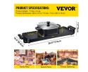 VEVOR Elektryczny grill z garnkiem, 1600 W koreański grill
