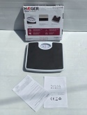 Waga Łazienkowa Analogowa Haeger BS-MEB.006A Czarny/Biały 130 KG