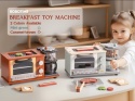 Zestaw kuchenny drewniany dla dzieci (Miętowa Maszyna do Śniadania)